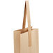 433WINE1 KRAFT PAPER WINE BAG WITH HANDLES Case
